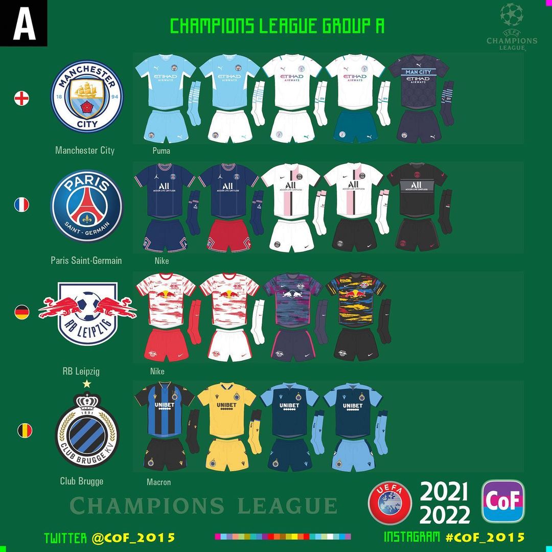 Uefa champions online league kits